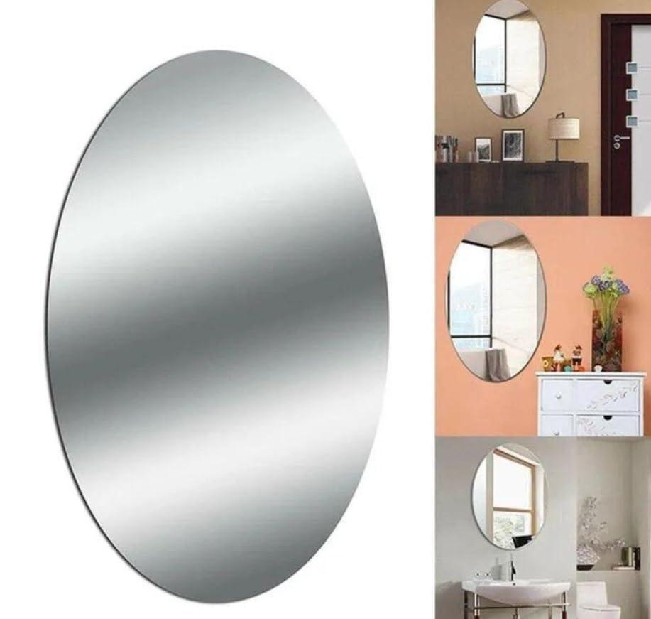 Combo of Oval Shape & Square Shape Mirror  Buy1 Get 1  Free