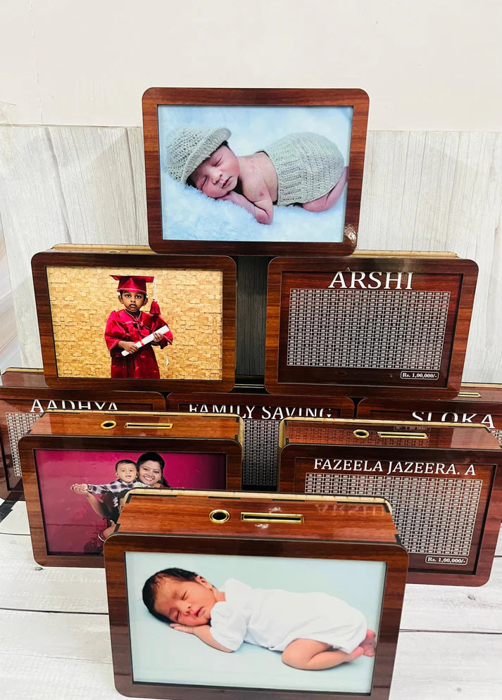 🔥Personalized Wooden Money saving Piggy Bank (12*8 inch - BIG SIZE)🔥