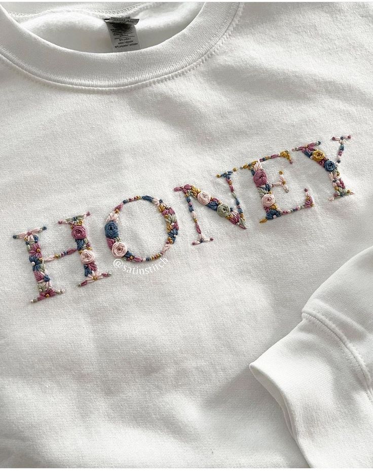 Customised Hand Embroidery T-Shirt(UNISEX)