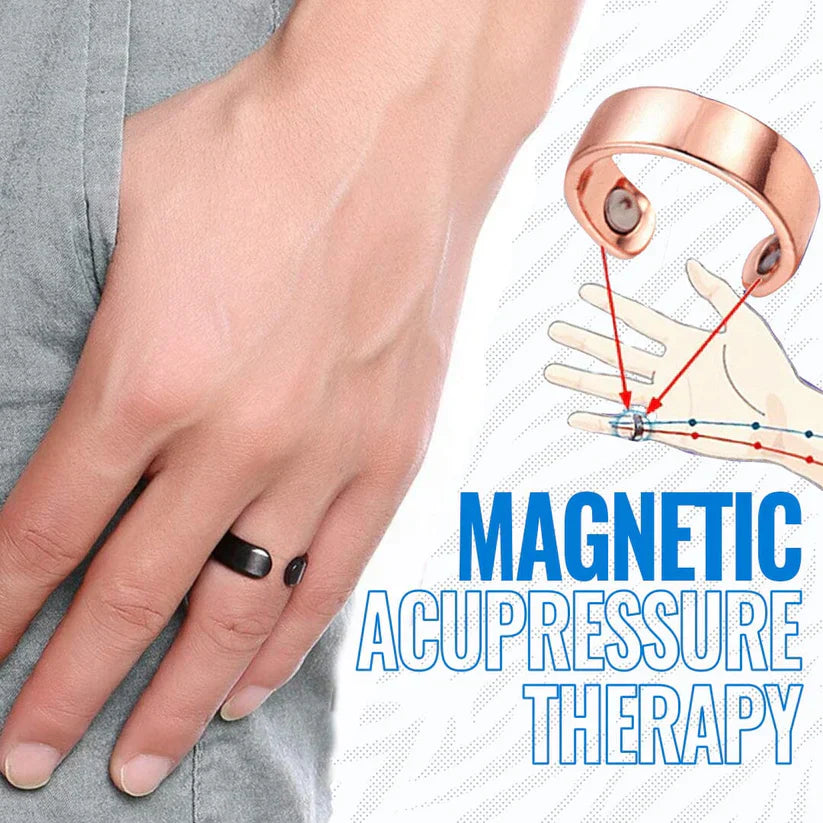 Magnetic Ring for Jewellery, Magnetic Therapy Ring (Multicolor, Pack of 2)