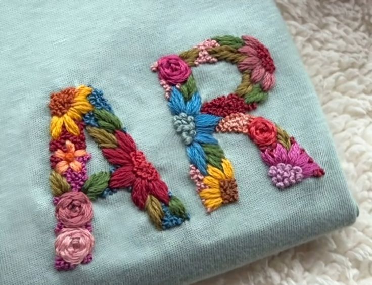 Customised Hand Embroidery T-Shirt(UNISEX)