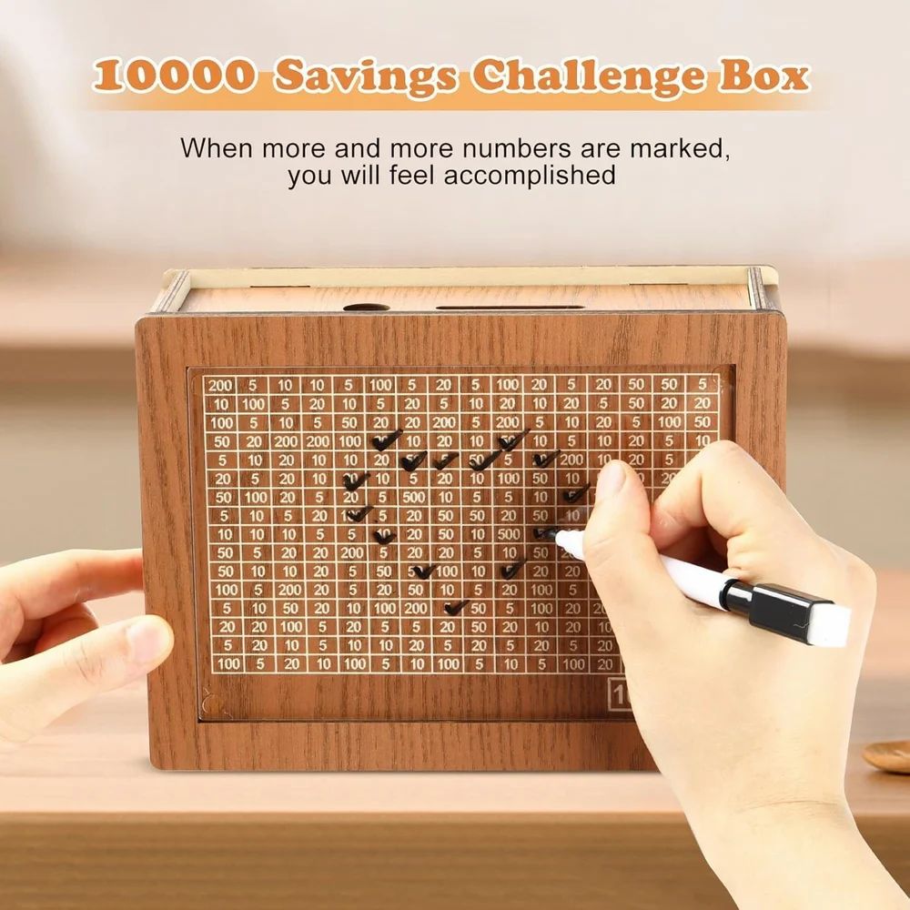🔥Personalized Wooden Money saving Piggy Bank (12*8 inch - BIG SIZE)🔥